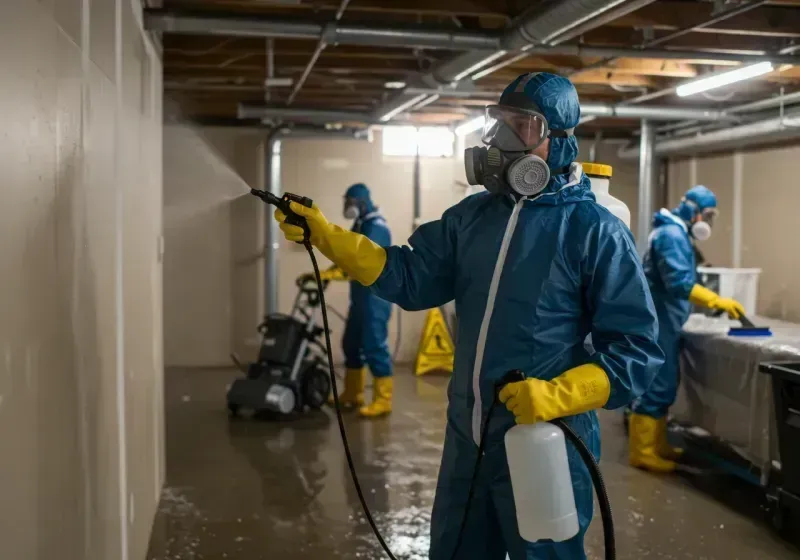 Basement Sanitization and Antimicrobial Treatment process in Auburn, NE